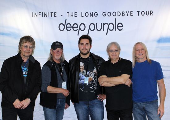 Deep Purple Münchem Olympiahalle 2017 Meet & Greet Marco Meierhöfer Don Airey Ian Paice Steve Morse Roger Glover Ian Gillan